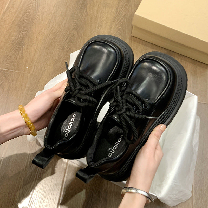 Damen Schnürschuhe Chunky Modisch Robust