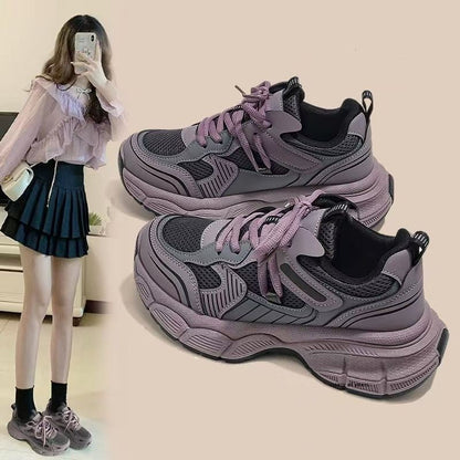 Damen Sneaker Sport Mesh Bequem Laufschuhe Frauen