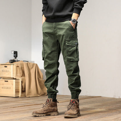 Herren Cargo-Hose Elastisch Praktisch mit Seitentaschen