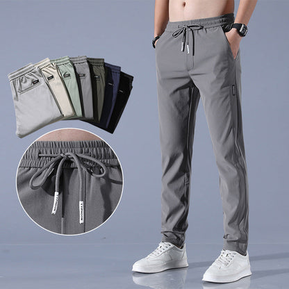 Herren Sportpants mit Kordelzug und Reißverschlusstaschen - BerlinGlamour