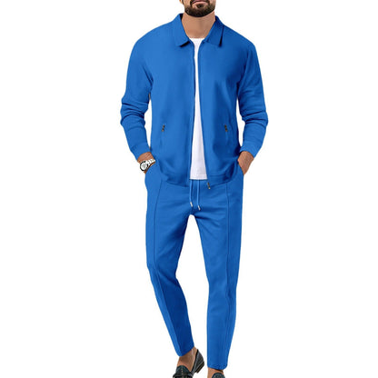 Herren Sportsuit mit eleganter Oberjacke Modern