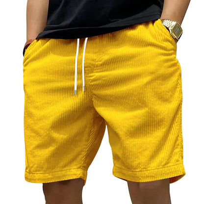 Herren Cordhose Bequem Strukturiert Freizeit Hose