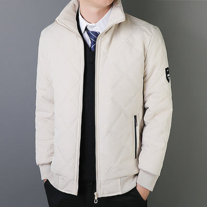 Herren Steppjacke Modern Elegante Mit Muster
