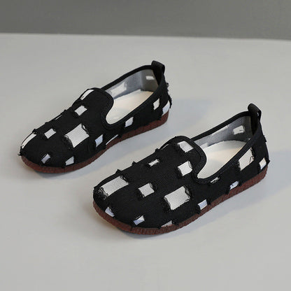 Damen Slip-On Schuhe Luftig Lochdesign Trendy Sommer
