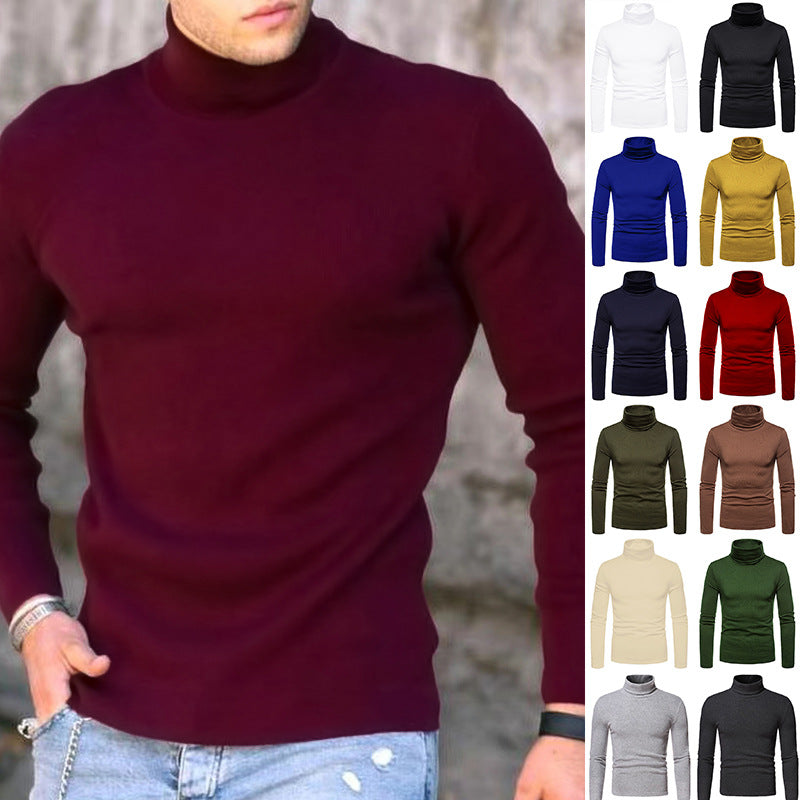 Herren Rollkragenpullover Weich Stretch Modern - BerlinGlamour