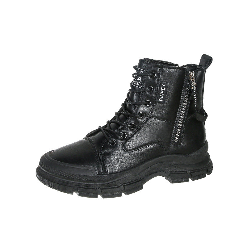 Damen Sneaker High-Top atmungsaktiv mit Reißverschluss