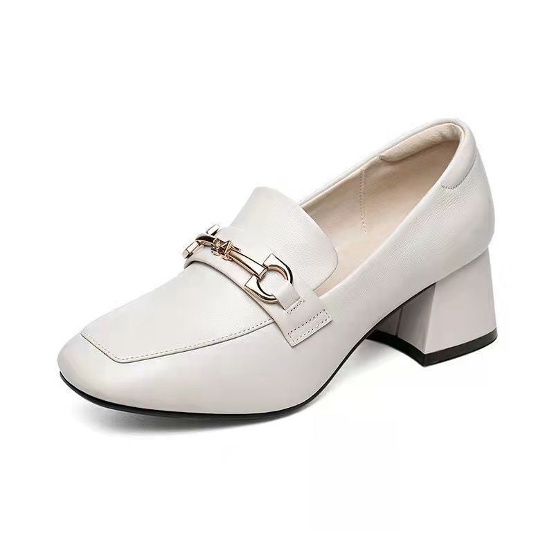 Damen Sling Pumps Quadratverschluss Komfort Blockabsatz Schick
