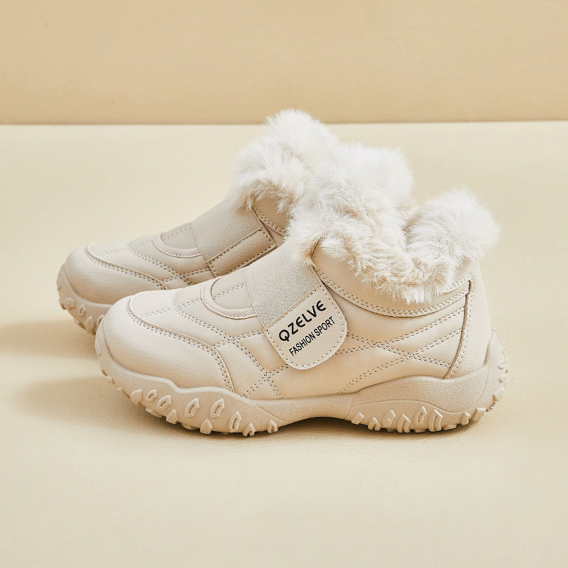 Damen Winter Sneaker Warm Flauschig Rutschfest