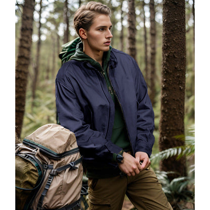 Herren Windjacke Sportlich Wasserabweisend