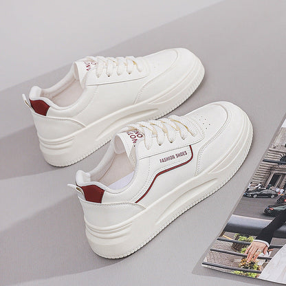 Damen Sneaker Laufschuhe Dickesohlig Atmungsaktiv Sportlich
