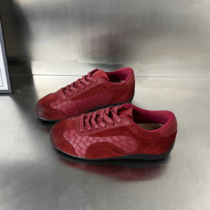 Damen Sneaker Sportlich Veloursleder Modern