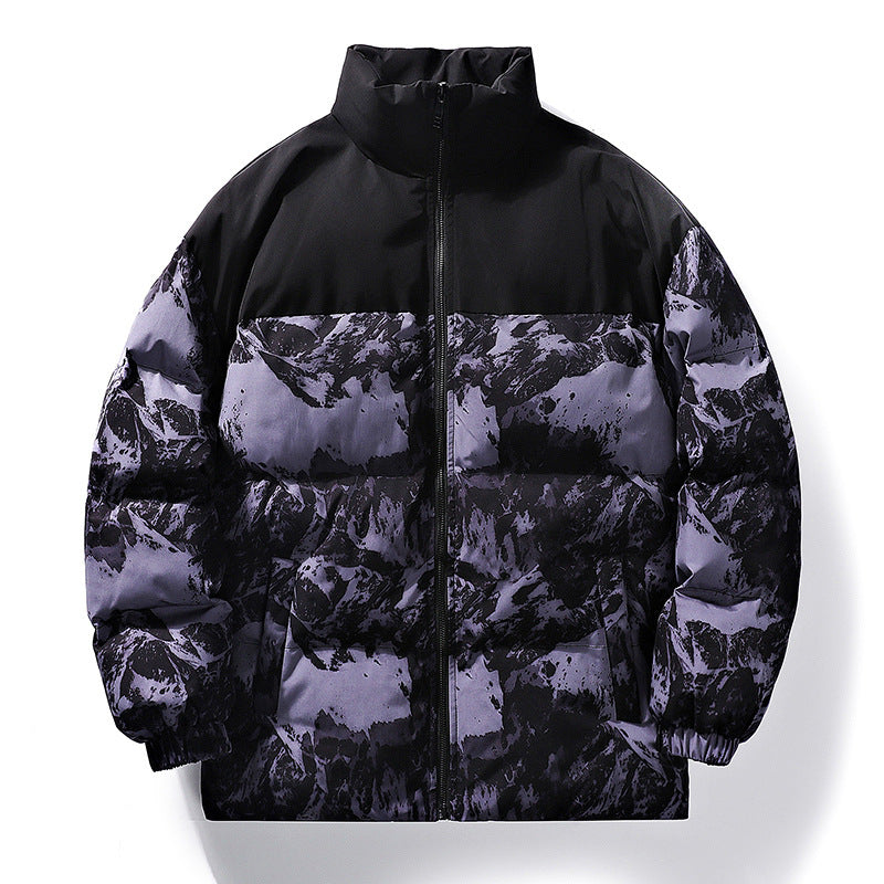 Herren Winterjacke Sportlich Warm mit Hochkragen