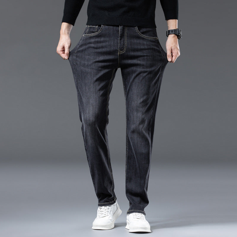 Bequeme Herren Jeans Denim mit tiefen Taschen Lässig