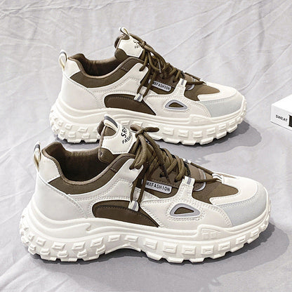 Damen Sneaker Sportlich Chunky mit Dämpfung Rutschfest
