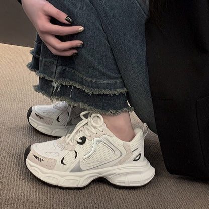 Damen Netzsneaker Sportlich Leicht Heidi Mode - BerlinGlamour