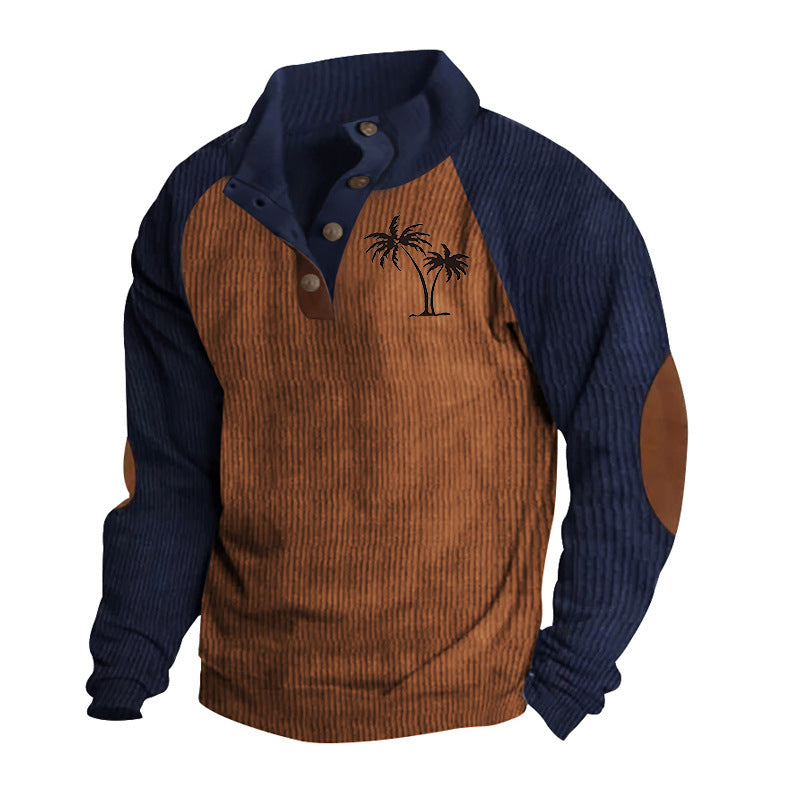 Herren Pullover Lässig Stehkragen Modern