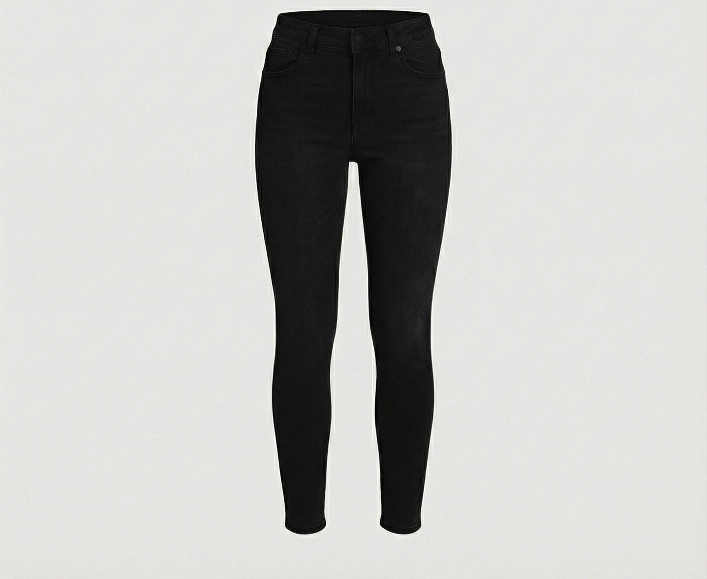 Damen Cargo-Hose Hochtailliert Slim Fit Modern