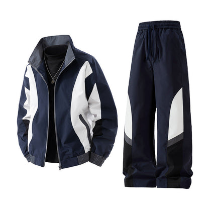 Herren Sport-Outfit Jacke Hose Set Modern