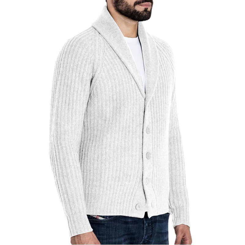 Herren Strickblazer Modern Rippdesign Elegante Optik