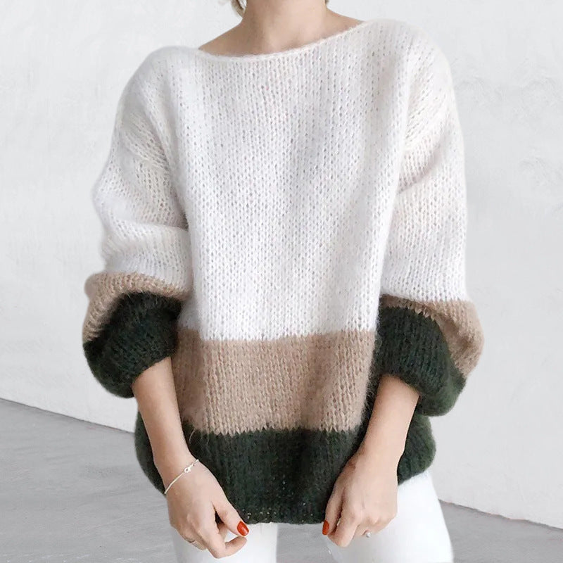 Damen Strickpullover Weich Modisch Lässig - BerlinGlamour