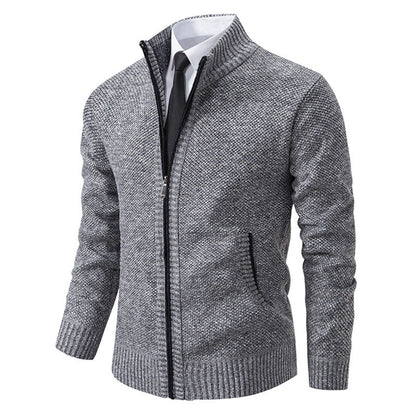 Herren Strickjacke Elegante Reißverschluss Modern