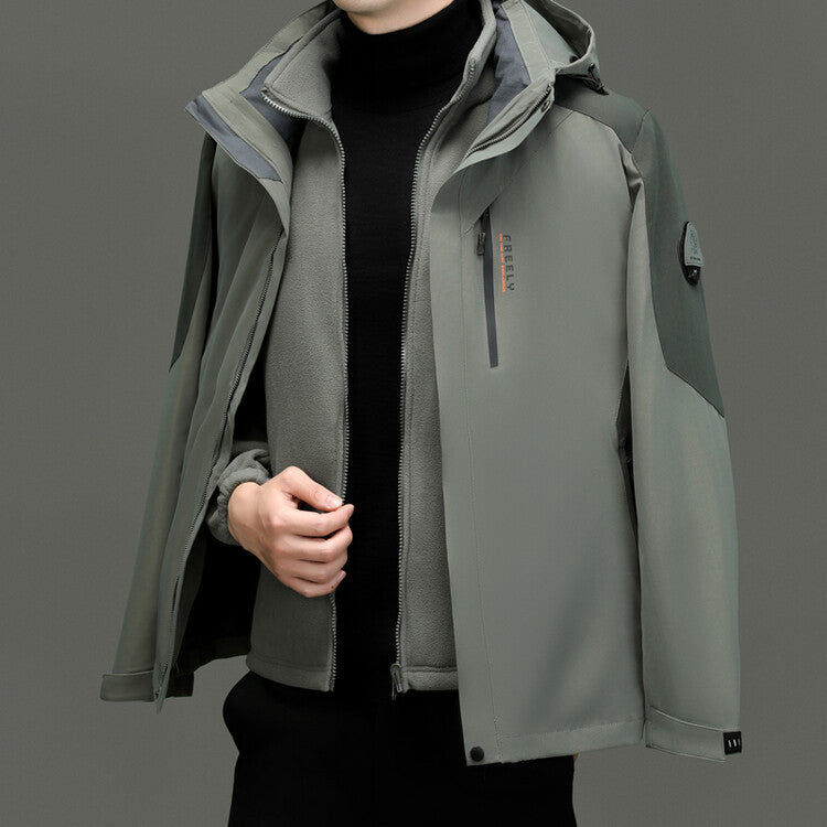 Herren Outdoorjacke Wasserabweisend Winddicht Funktionell