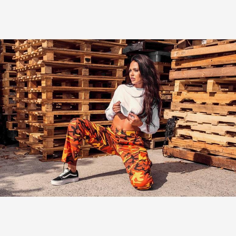 Herren Cargohose Camouflage Modern Praktisch