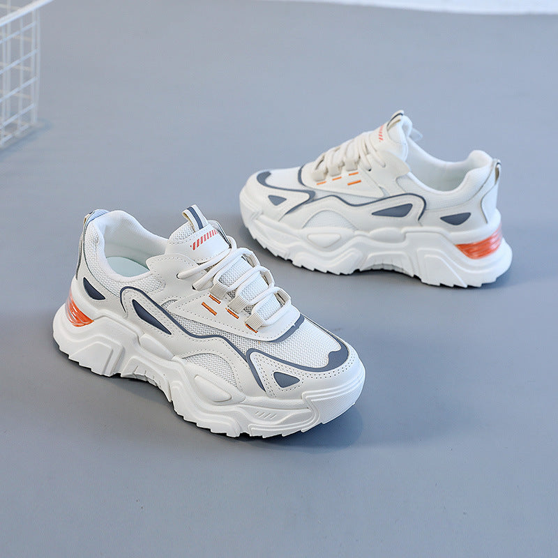 Damen Sneaker Chunky atmungsaktiv Sportlich Komfort