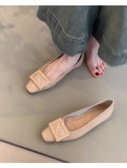 Damen Ballerinas Komfortabel Faltbar Modern