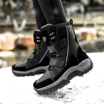 Winterstiefel Damen Isoliert Wasserdicht Mit Verstellbarem Verschluss - BerlinGlamour