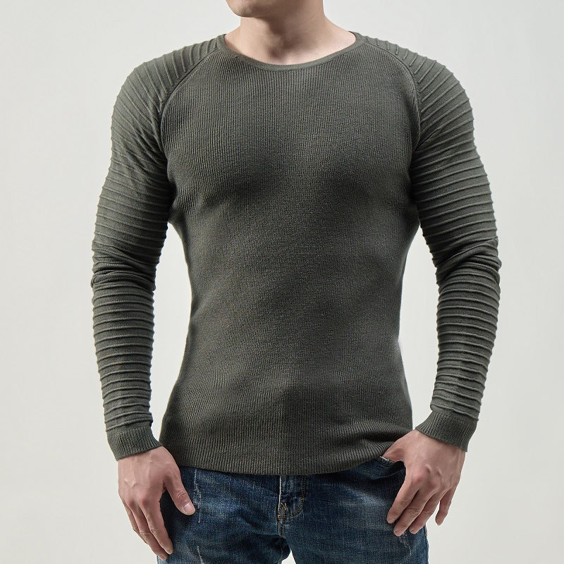 Herren Strickpullover Modern Raglan Ärmel Großzügig