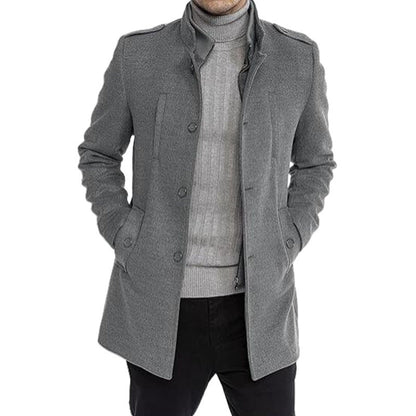 Herren Freizeitjacke Modern mit Kragen und Taschen - BerlinGlamour