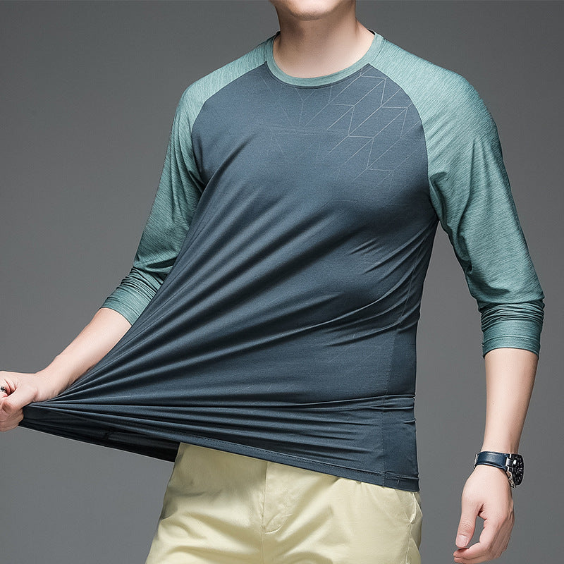 Herren Sportshirt atmungsaktiv Funktionsshirt DryFit Modern