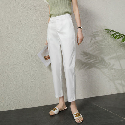 Damen Chino Hose Elegant Slim Fit