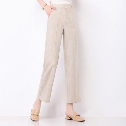Damen Pantoletten High Waist Weite Bequem