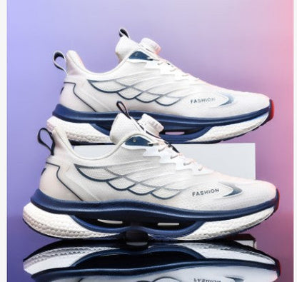 Damen Sport Sneaker Schnürschuhe atmungsaktiv Komfort