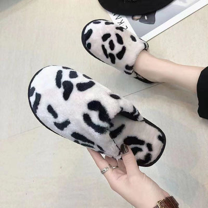 Damen Hausschuhe Weiche Kuschelwarm mit Tiermuster