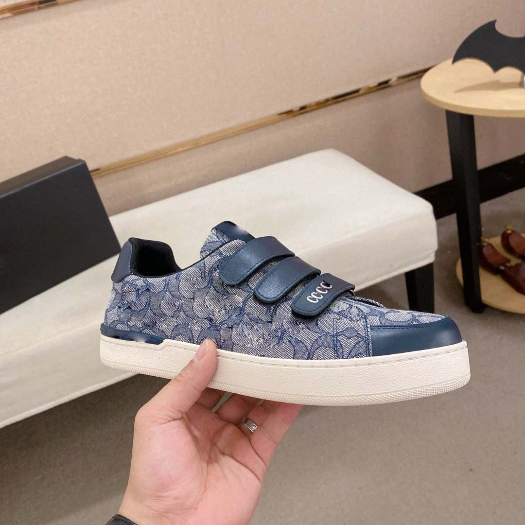 Damen Sneaker Weich Bequem Klettverschluss Sportlich - BerlinGlamour