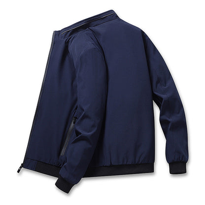 Herren Sportjacke Übergangsmodell Hochkragen Reißverschluss