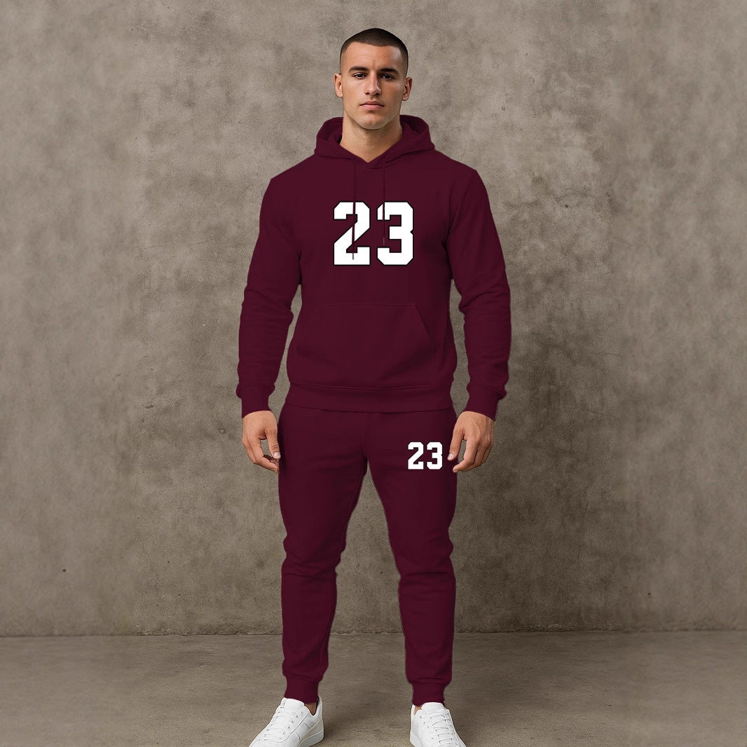 Herren Sportanzug Modern mit Grafikdesign Großstadt Style