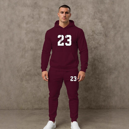Herren Sportanzug Modern mit Grafikdesign Großstadt Style