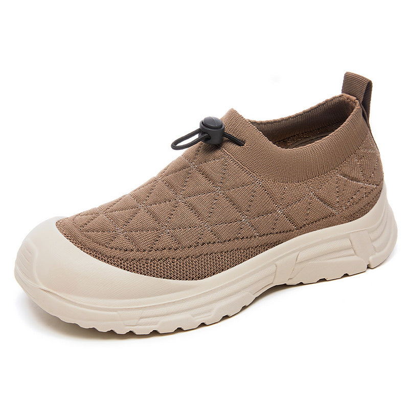 Damen Sneaker Sportlich Flexibel Slip On Schuhe