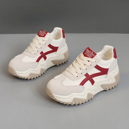 Damen Sneaker Chunky Modisch Großes Modell