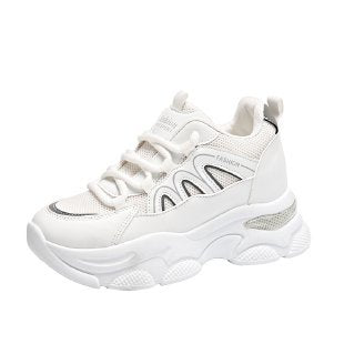 Damen Sneaker Chunky Bequem Komfortable Dämpfung