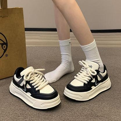 Damen Sneaker Sportlich Chunky dickes Profil atmungsaktiv