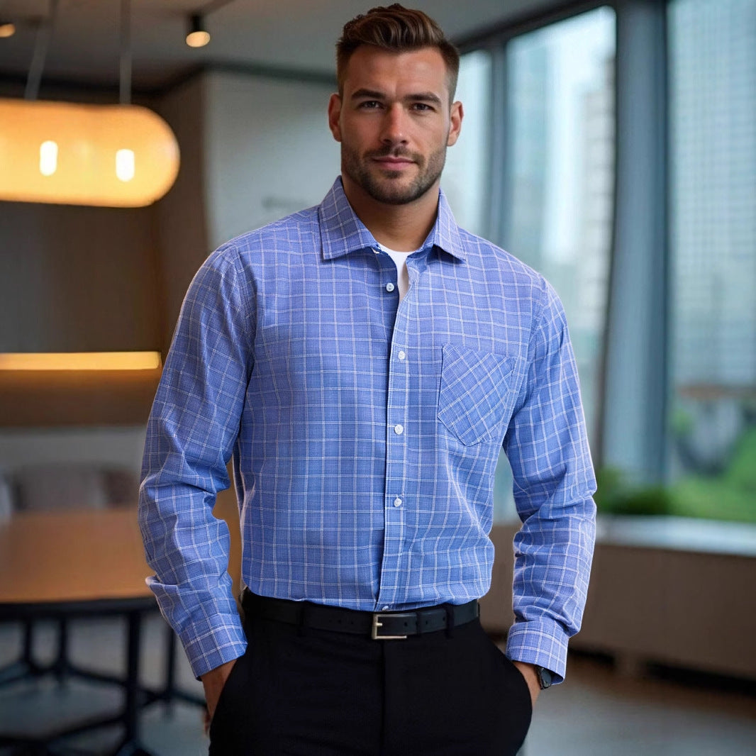Herren Karohemd Modern Berlin Chic