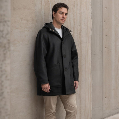 Herren präktische und elegante Softshell-Jacke mit Kapuze Berlin-Glamour. - BerlinGlamour