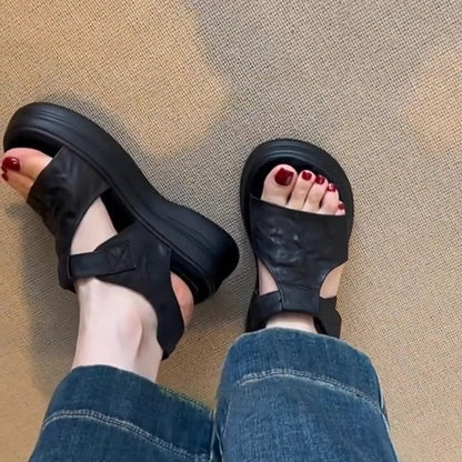 Damen Sandalen Bequem Stylisch Sommer