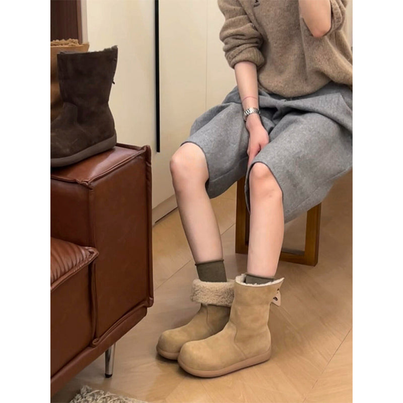 Damen Winterboots Kuschelig Rutschfest