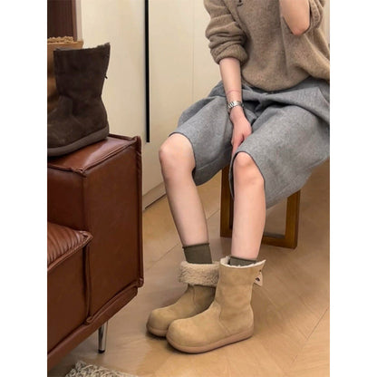 Damen Winterboots Kuschelig Rutschfest